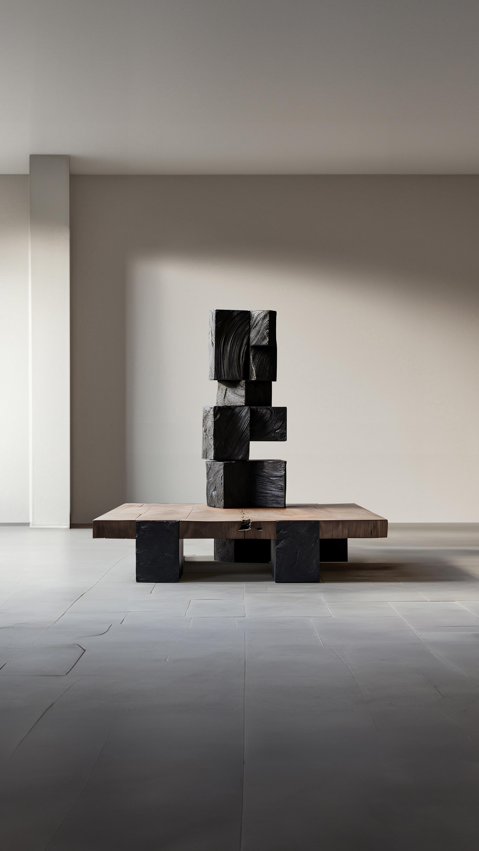 Art-Form Table Unseen Force #58: Joel Escalona's Solid Wood, Elegant Decor In New Condition For Sale In Estado de Mexico CP, Estado de Mexico