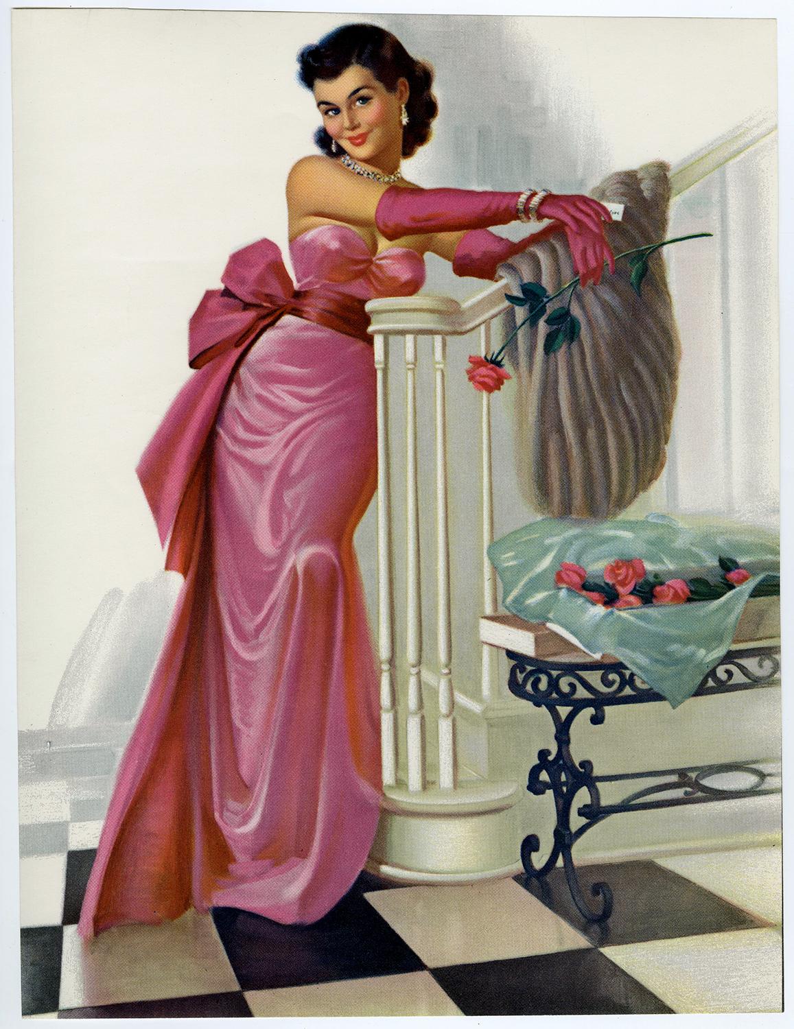 Art Frahm Figurative Painting - Roses From You