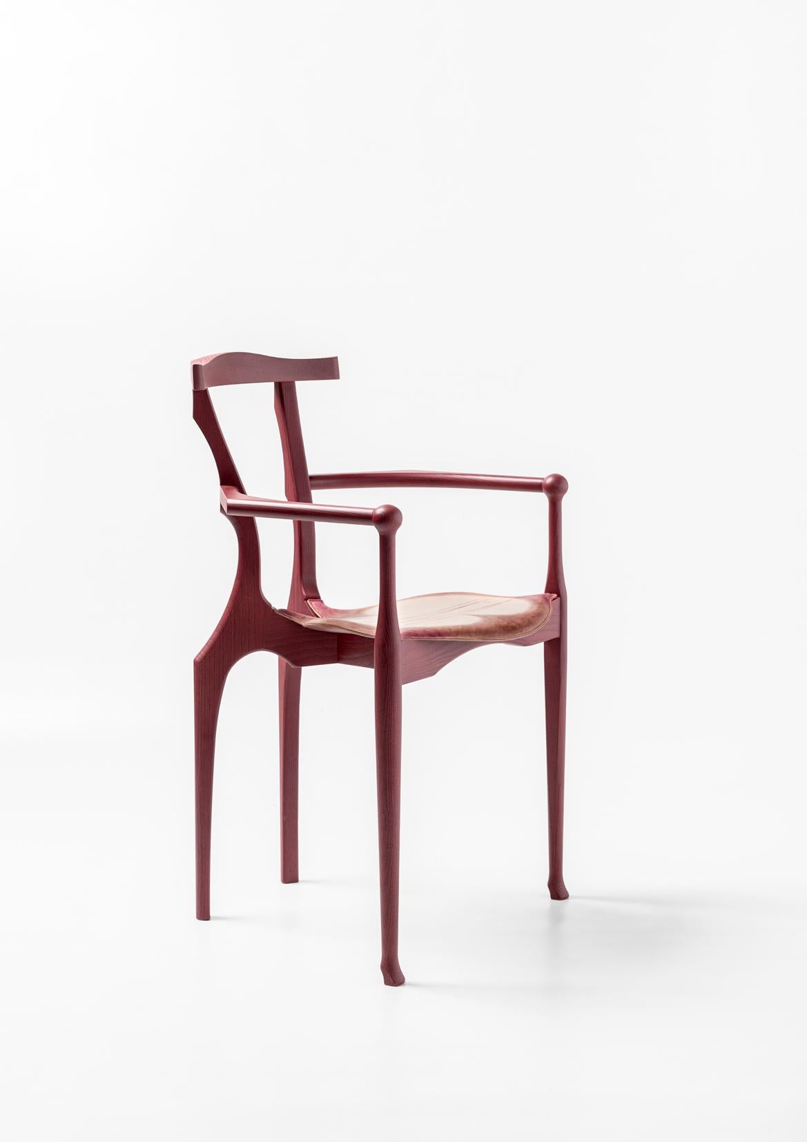 Modern 14th/20 Limited Edition Painted Gaulino Chair  [Last Unit] by Oscar Tusquets For Sale