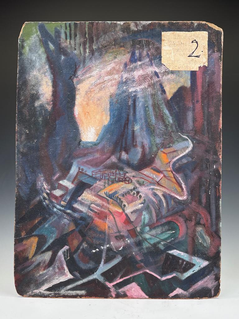 Kunst  Geoffrey Underwood - Stehender weiblicher Akt im Studio (um 1950) im Angebot 7