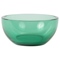 Art Glass Aquamarine Bowl by Karhula of Finland