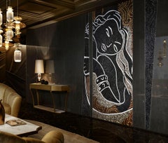 Art Glass & Artistic Mosaic Wall Decorative Panel Dimension Customizable