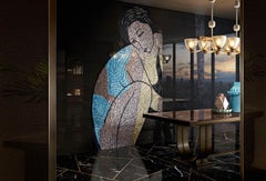 Art Glass & Artistic Mosaic Wall Decorative Panel Dimension Customizable