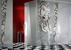 Art Glass & Artistic Mosaic Wall Decorative Panel Dimension Customizable