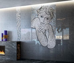 Art Glass & Artistic Mosaic Wall Decorative Panel Dimension Customizable