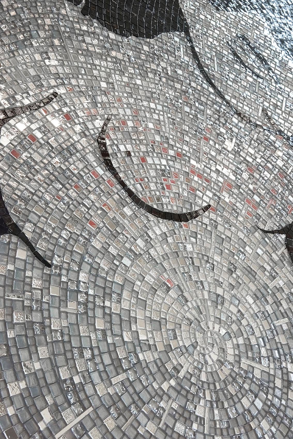 Panel decorativo de pared de mosaico artístico y vidrio artístico Dimensión personalizable Italiano en venta