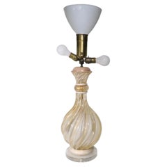 Art Glass Barovier Murano Table Lamp