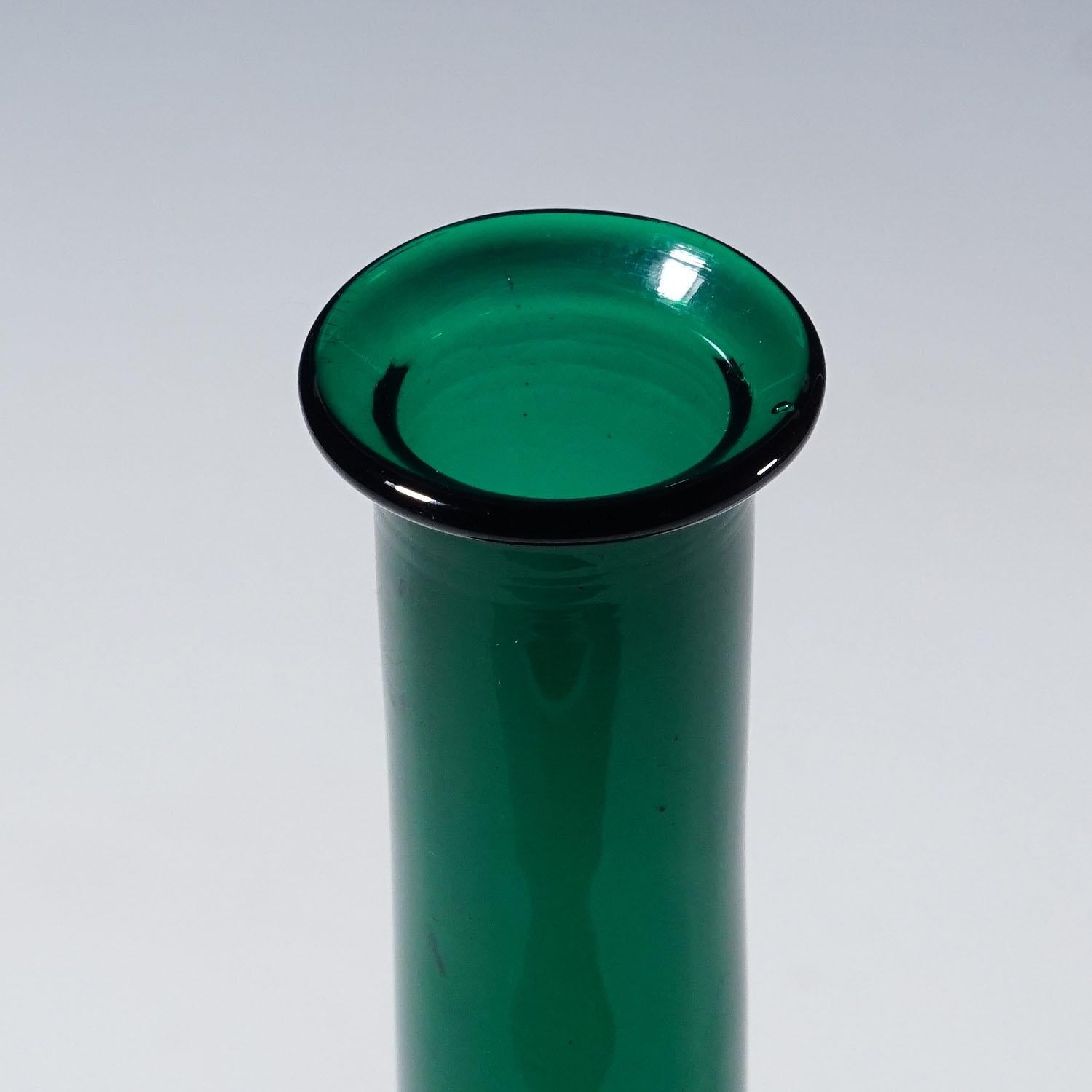 Art Glass Bottle Morandiana by Gio Ponti for Venini Murano For Sale 1