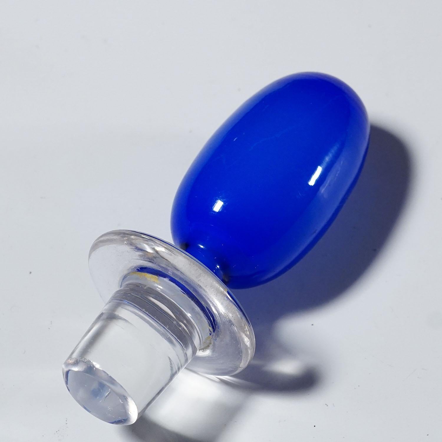 Art Glass Bottle Morandiana by Gio Ponti for Venini Murano For Sale 2