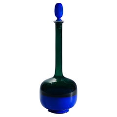 Art Glass Bottle Morandiana by Gio Ponti for Venini Murano
