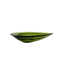 Art Glass Bowl by Denji Takeuchi for Sasaki Crystal, Japan, 1963