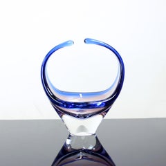 Bol en verre d'art de Frantisek Zemek pour Sklarna Mstisov, années 1960