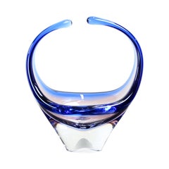Art Glass Bowl by Frantisek Zemek for Sklarna Mstisov, 1960s