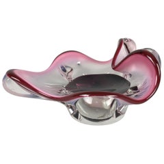 Art Glass Bowl by Josef Hospodka for Chribska Glassworks, 1960's