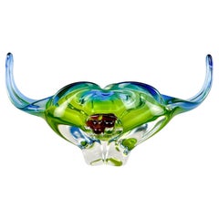 Cuenco de Josef Hospodka para Chribska Glassworks, años 60