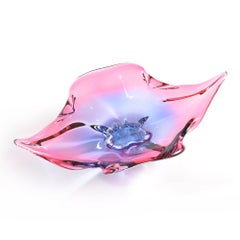 Art Glass Bowl by Josef Hospodka for Sklarny Chribska, 1960s