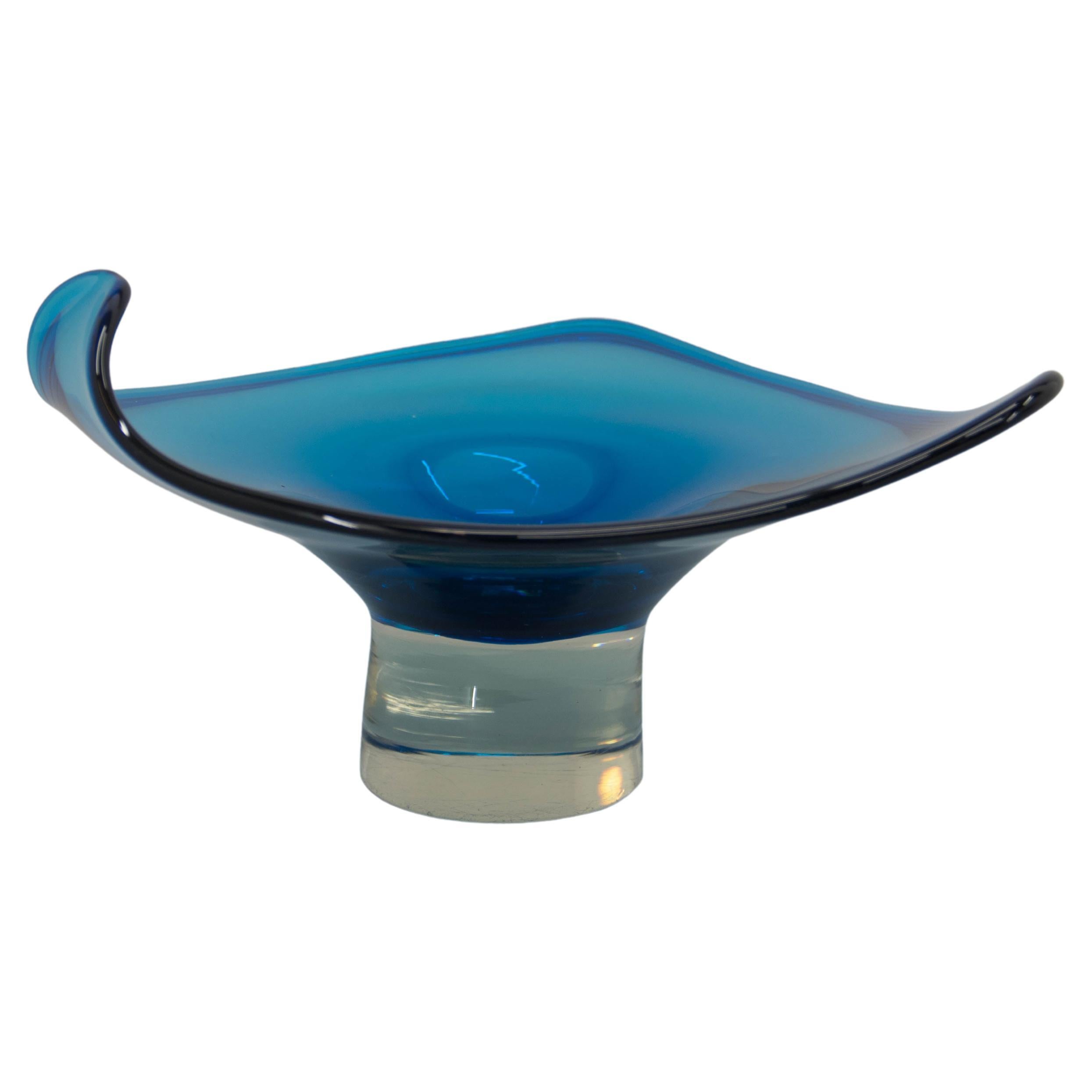 Art Glass Bowl by Milan Metelak, circa 1980 For Sale