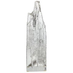 Art Glass Brutalist Iceberg Sculpture by Daum, France, 1970s