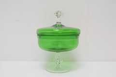 Art Glass Candy Bowl, Glasswork Novy Bor, 1960s
