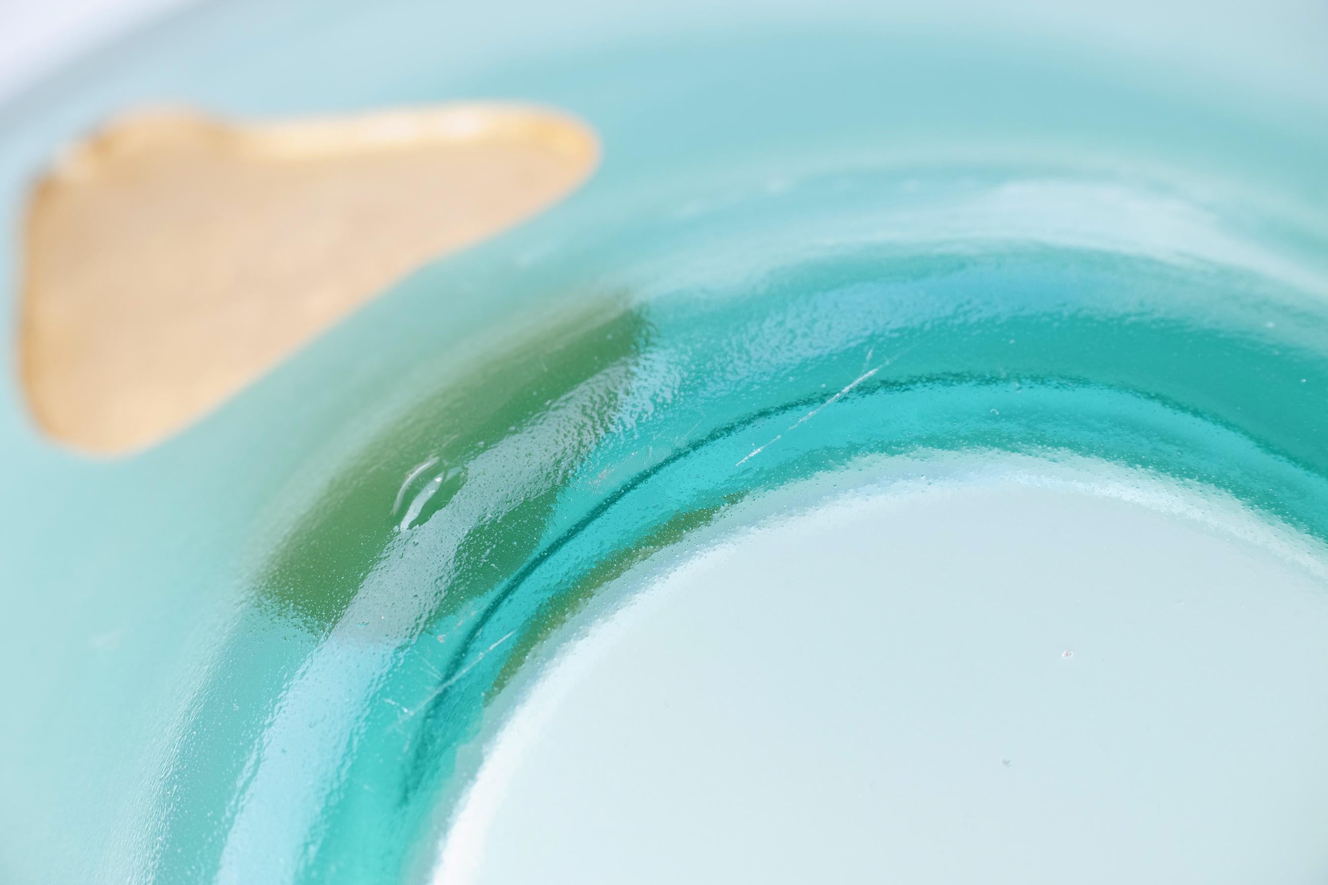 Cuenco centro de mesa de vidrio artístico de Jeffrey Andrews para Felt Glass en venta 2