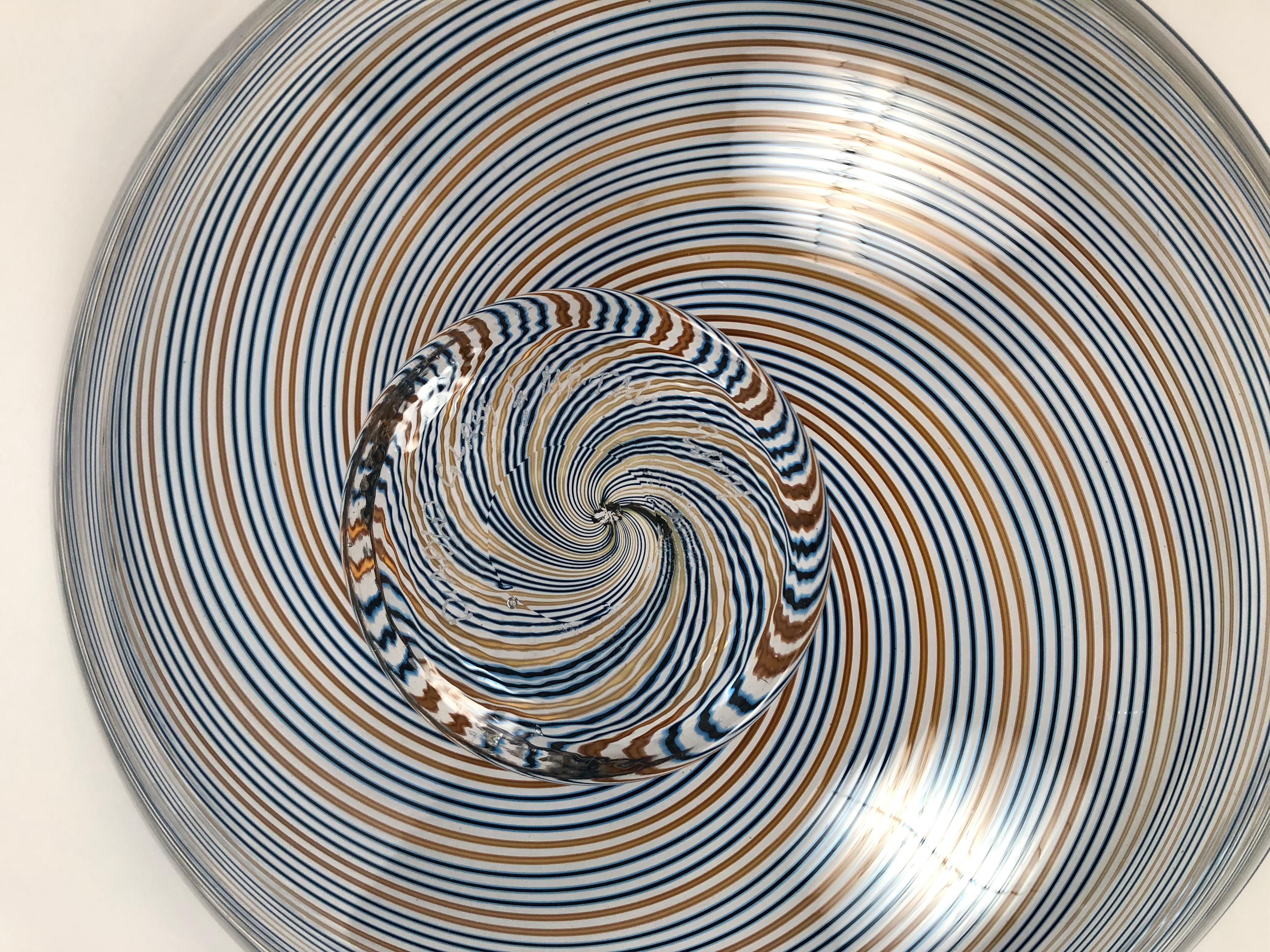 Art Glass Centerpiece Bowl 1