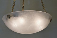 Kunstglas-Kronleuchter von Daum Nancy