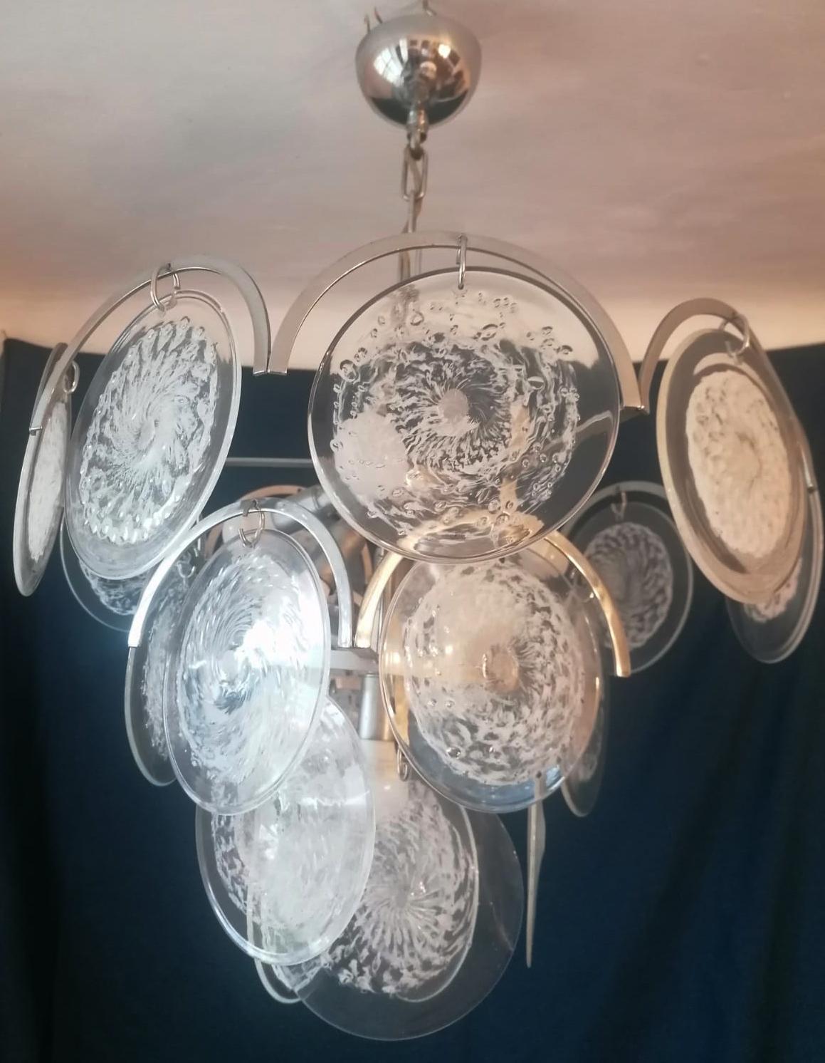 Art Glass Chandelier By Gino Vistosi  For Sale 9