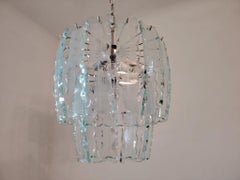 Kronleuchter aus Kunstglas von Zero Quattro für Fontana Arte