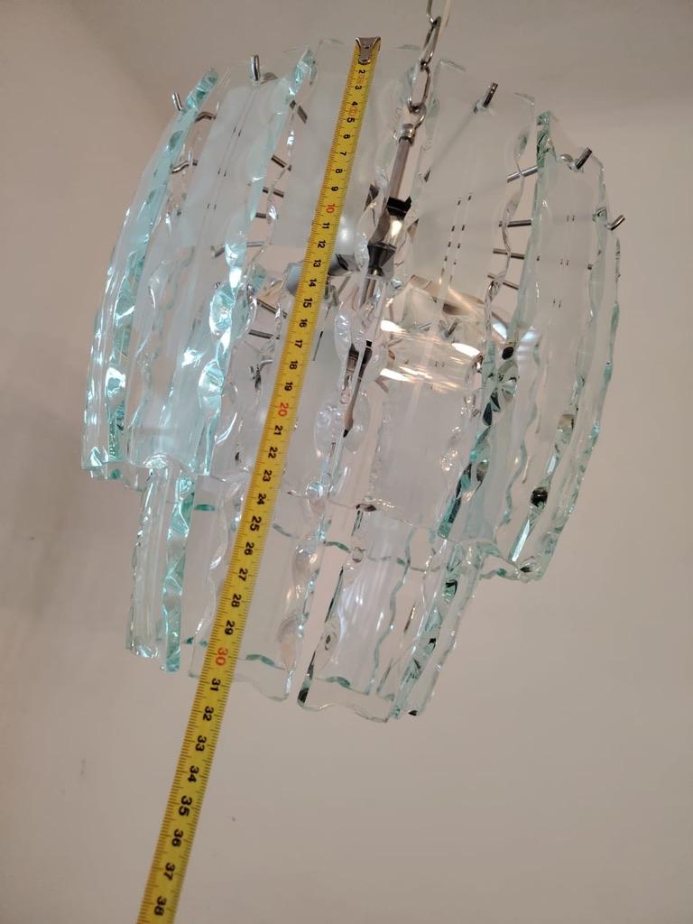 Lustre en verre d'art Zero Quattro pour Fontana Arte en vente 2