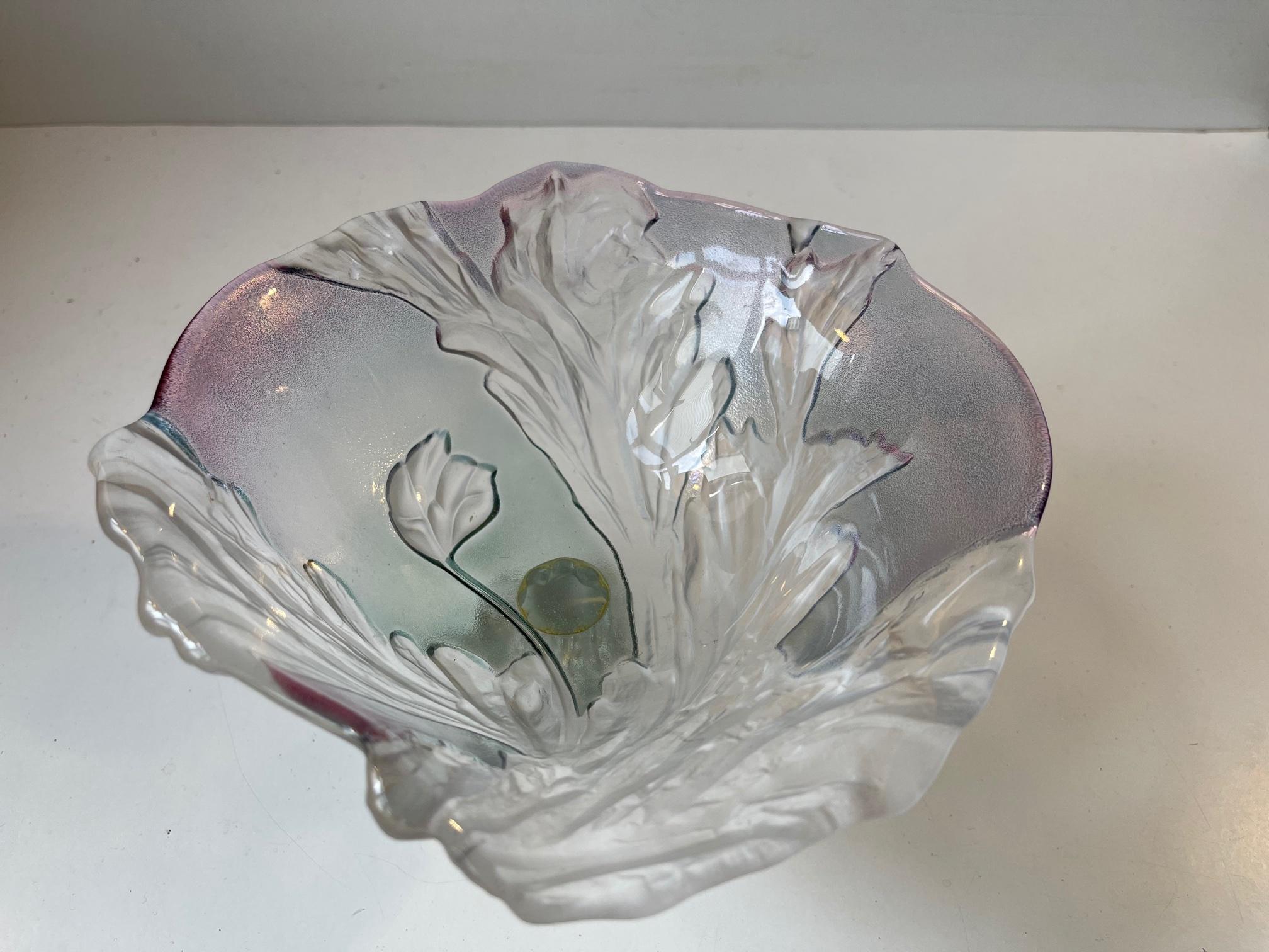 daum france crystal bowl
