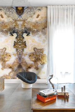 Panneau décoratif en verre d'art cristallé pour plusieurs utilisations Dimension personnalisable