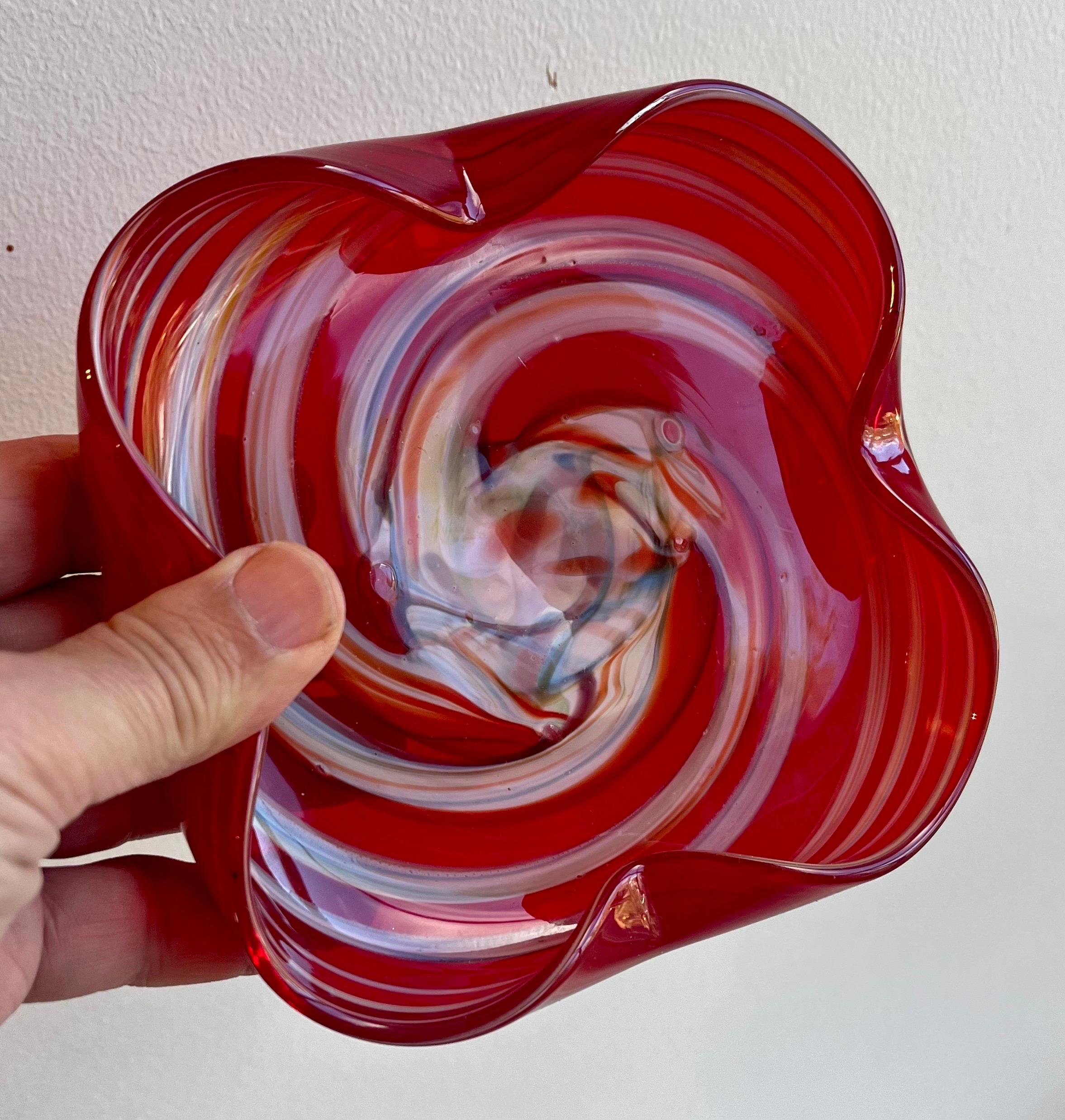 Art Glass Dekorative Schale oder Aschenbecher im Zustand „Gut“ im Angebot in Philadelphia, PA