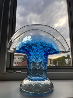Vase en verre Art glass design mid century Vase en verre 1960's - Tchécoslovaquie