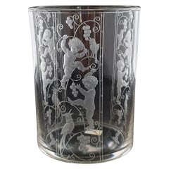 Art Glass, Designed by Michael Powolny, Engraved by Max Rossler, Lobmeyer C1915
