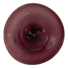 Art Glass Dimpled Disk Sconces