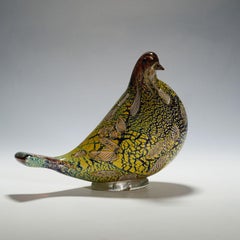 Art Glass Dove by Aldo Nason Murano ca. 1968
