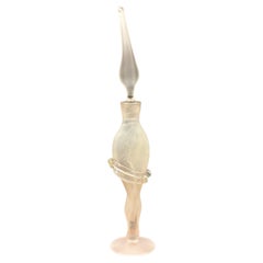 Art Glass Figurative Perfume Bottle with Stopper by Elena Graure Manta
