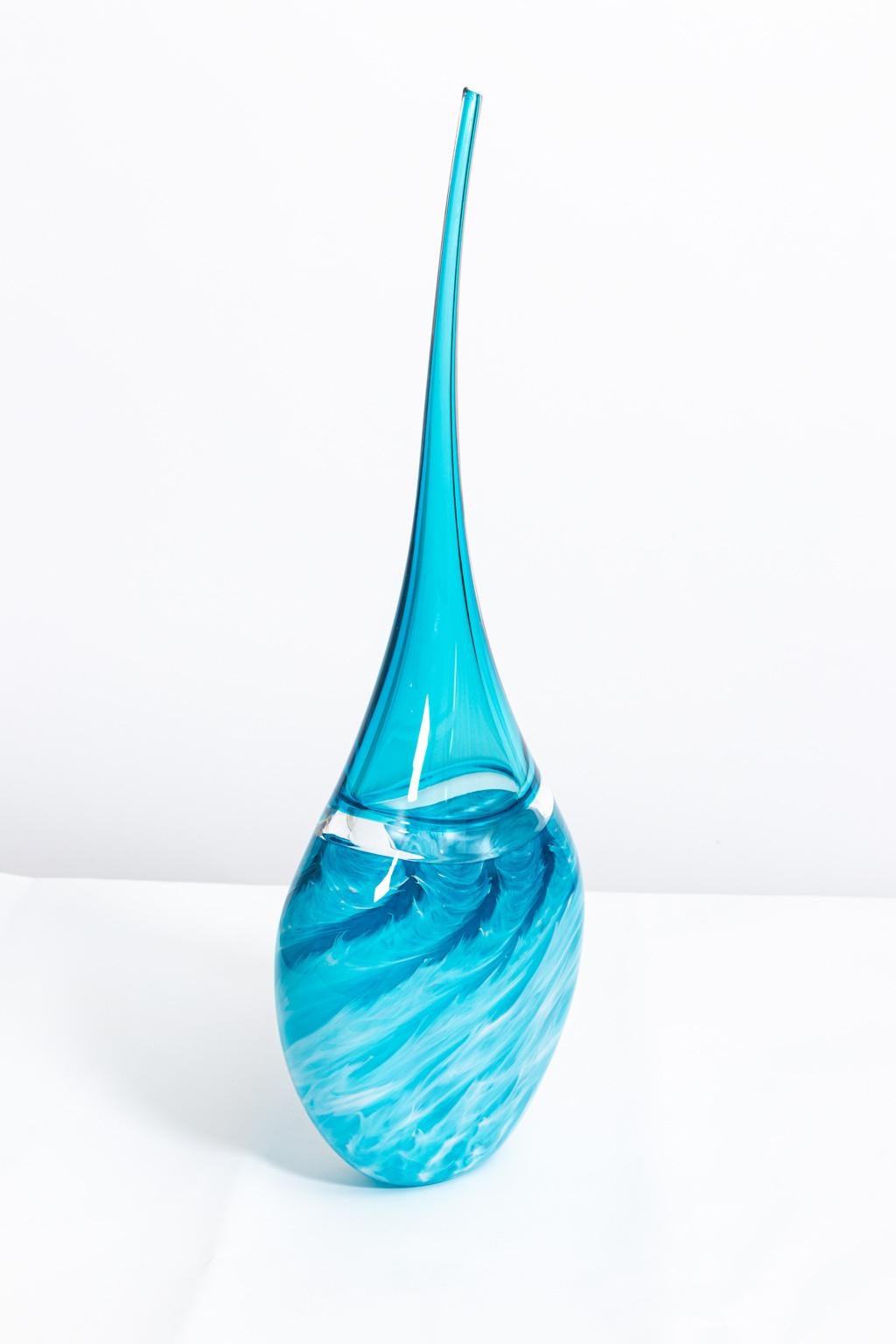 Art Glass Freeform Contemporary Vase 4