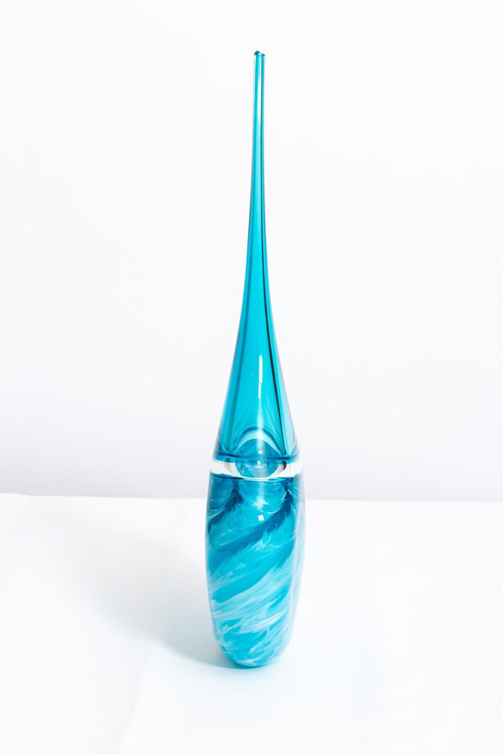 Art Glass Freeform Contemporary Vase 5