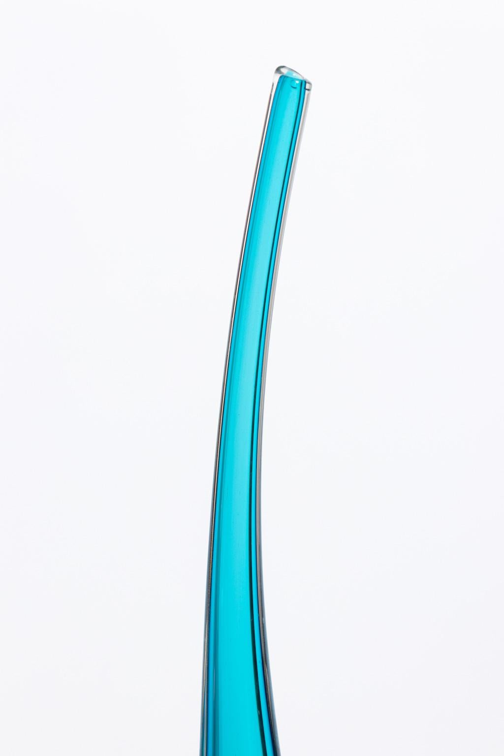 20th Century Art Glass Freeform Contemporary Vase