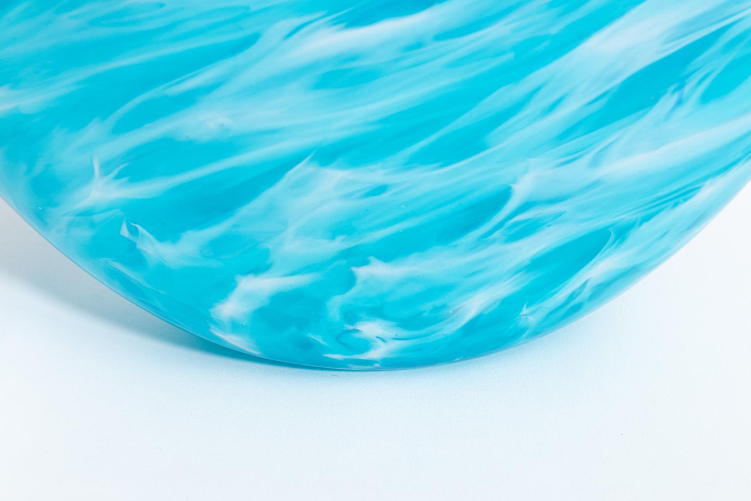 Crystal Art Glass Freeform Contemporary Vase