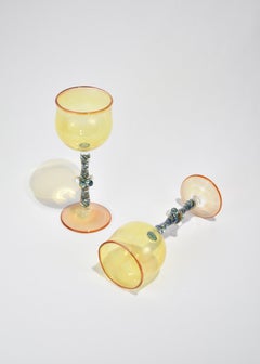 Art Glass Goblets