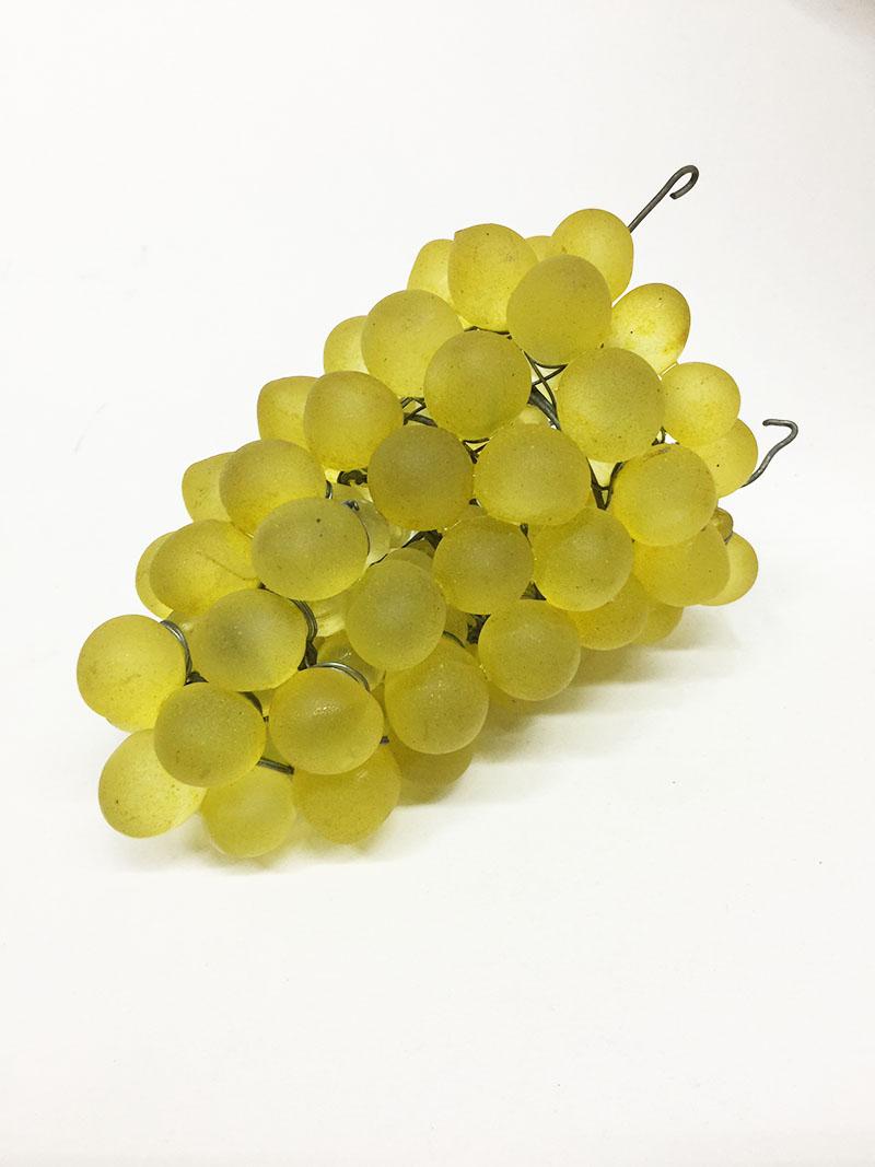 Lampada a sospensione con uva in vetro artistico di Murano, 1920 in vendita 1