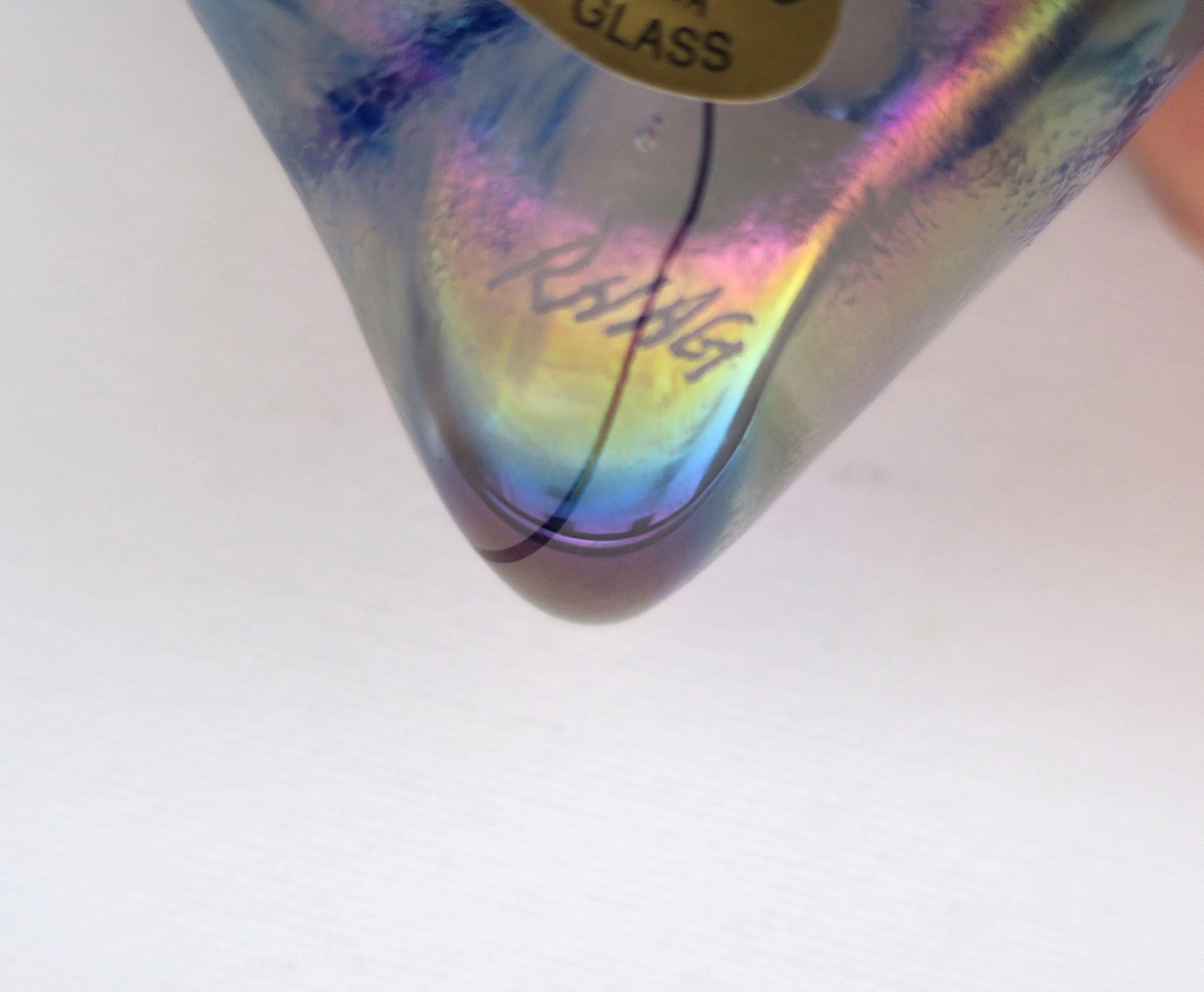 Art Glass Heart Paperweight Decorative Object For Sale 8