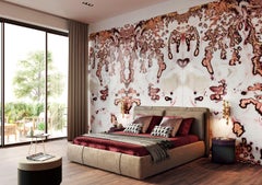 Art Glass Ignite Decorative Panel for Multiple Uses Dimension Customizable