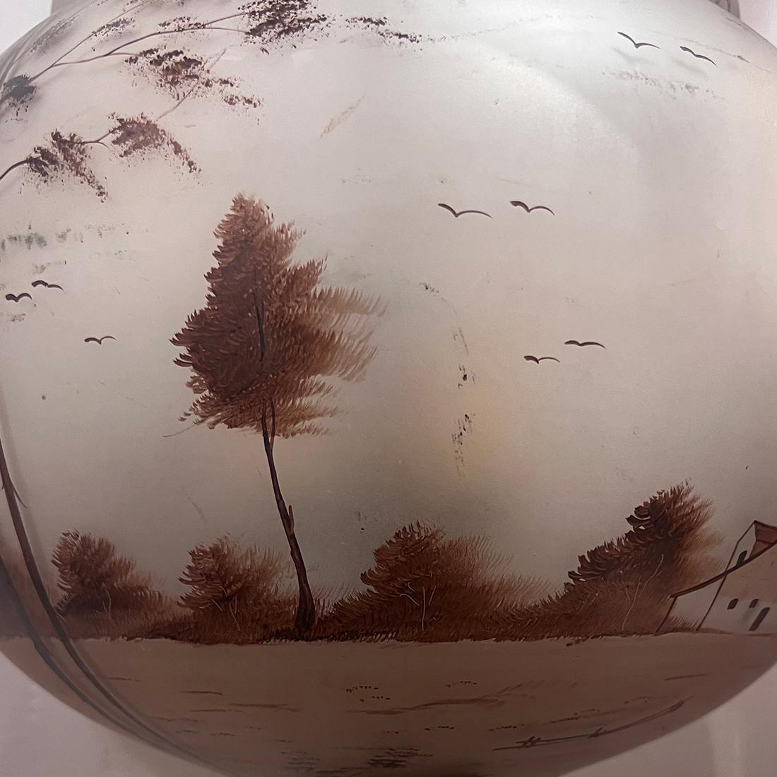 Early 20th Century Art Glass Lantern For Sale