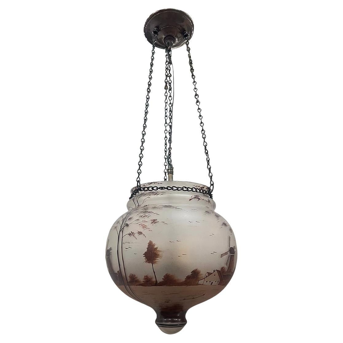 Art Glass Lantern For Sale