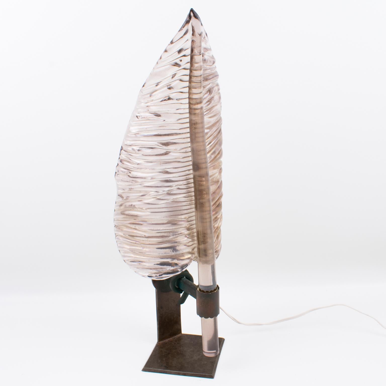 Art Glass Murano Table Lamp or Sconce, Italy circa 1960 im Angebot 6