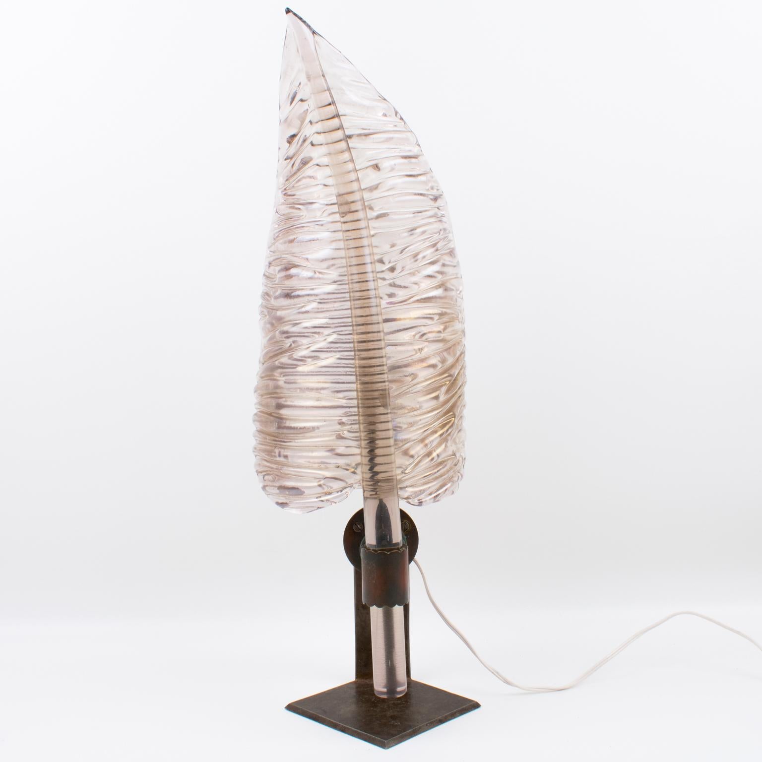 Art Glass Murano Table Lamp or Sconce, Italy circa 1960 im Angebot 7