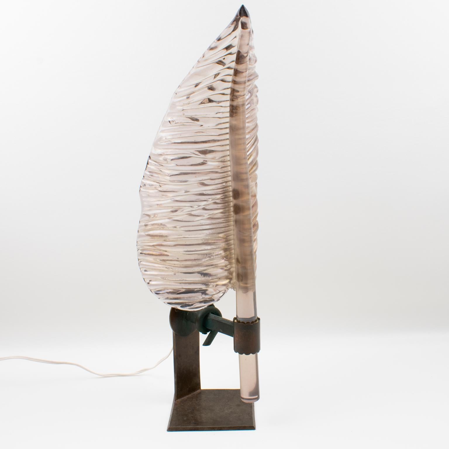 Art Glass Murano Table Lamp or Sconce, Italy circa 1960 (Moderne der Mitte des Jahrhunderts) im Angebot
